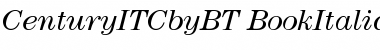 Download ITC Century Book Italic Font Title Preview