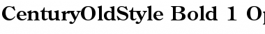 Download Century Old Style Bold Font Title Preview