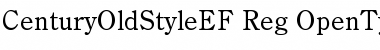 Download CenturyOldStyleEF Reg Font Title Preview