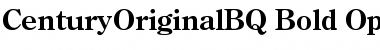 Download Century Original BQ Regular Font Title Preview