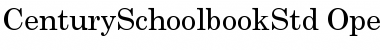 Download Century Schoolbook Std Regular Font Title Preview