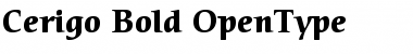 Download ITC Cerigo Bold Font Title Preview