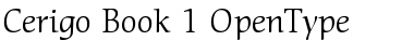 Download ITC Cerigo Book Font Title Preview