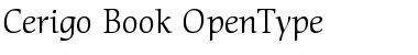 Download ITC Cerigo Book Font Title Preview