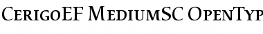 Download CerigoEF MediumSC Font Title Preview