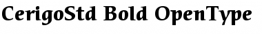 Download ITC Cerigo Std Bold Font Title Preview