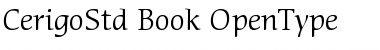 Download ITC Cerigo Std Book Font Title Preview