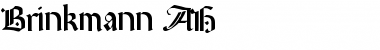 Download Brinkmann AH Regular Font Title Preview