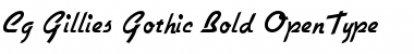 Download Cg Gillies Gothic Bold Regular Font Title Preview