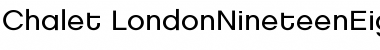 Download Chalet LondonNineteenEighty Font Title Preview