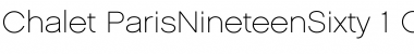 Download Chalet ParisNineteenSixty Font Title Preview