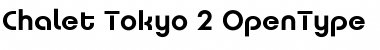 Download Chalet Tokyo Font Title Preview