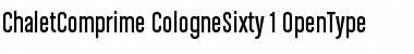 Download ChaletComprime CologneSixty Font Title Preview