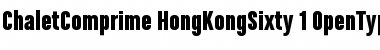 Download ChaletComprime HongKongSixty Font Title Preview