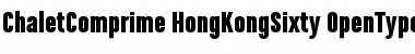 Download ChaletComprime-HongKongSixty Regular Font Title Preview