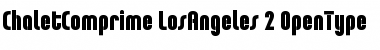 Download ChaletComprime LosAngeles Font Title Preview