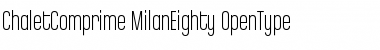 Download ChaletComprime-MilanEighty Regular Font Title Preview