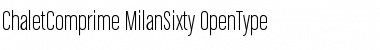 Download ChaletComprime MilanSixty Font Title Preview