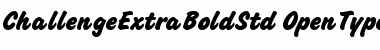Download Challenge Extra Bold Std Regular Font Title Preview