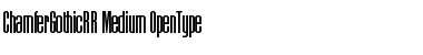 Download ChamferGothicRR Medium Font Title Preview