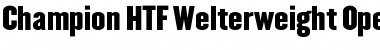 Download Champion HTF-Welterweight Font