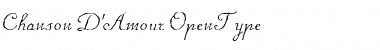 Download Chanson D'Amour Regular Font Title Preview