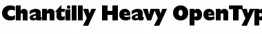 Download Chantilly-Heavy Regular Font Title Preview