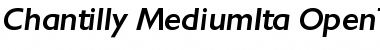 Download Chantilly-MediumIta Regular Font Title Preview