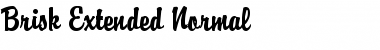 Download Brisk Extended Normal Font Title Preview