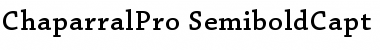 Download Chaparral Pro Semibold Caption Font Title Preview
