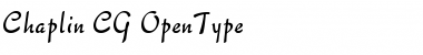 Download Chaplin CG Regular Font Title Preview