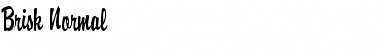 Download Brisk Normal Font Title Preview