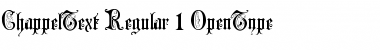 Download ChappelText Regular Font Title Preview