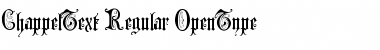 Download ChappelText Regular Font Title Preview