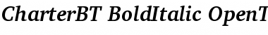 Download Bitstream Charter Bold Italic Font Title Preview
