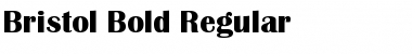 Download Bristol-Bold Regular Font Title Preview