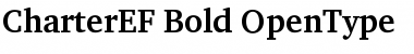 Download CharterEF Bold Font Title Preview