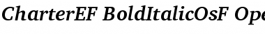 Download CharterEF BoldItalicOsF Font Title Preview