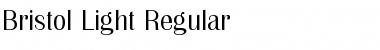 Download Bristol-Light Regular Font Title Preview