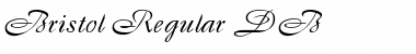 Download Bristol DB Regular Font Title Preview