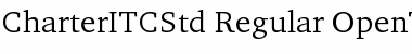 Download Charter ITC Std Regular Font Title Preview