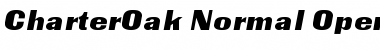 Download CharterOak Normal Font Title Preview