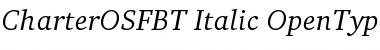 Download Bitstream Charter Italic OSF Font Title Preview
