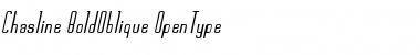Download Chasline BoldOblique Font Title Preview