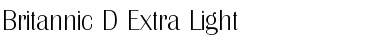 Download Britannic D Regular Font Title Preview
