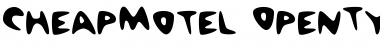 Download Cheap Motel Font Title Preview