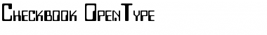 Download Checkbook Regular Font Title Preview