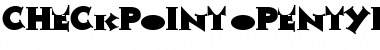 Download Checkpoint Regular Font Title Preview