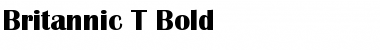 Download Britannic T Regular Font Title Preview