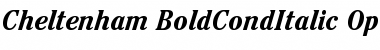 Download ITC Cheltenham Bold Condensed Italic Font Title Preview